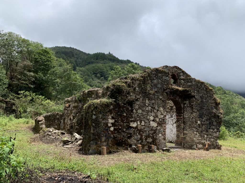 Experiencia 2 días vista de ruinas en la caminata en bosque mesofilo sierra mixe oaxaca huitepec