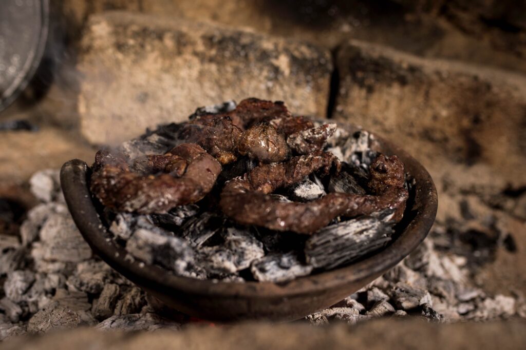 cocina de humo sierra mixe carne de rez gastronomia oaxaca